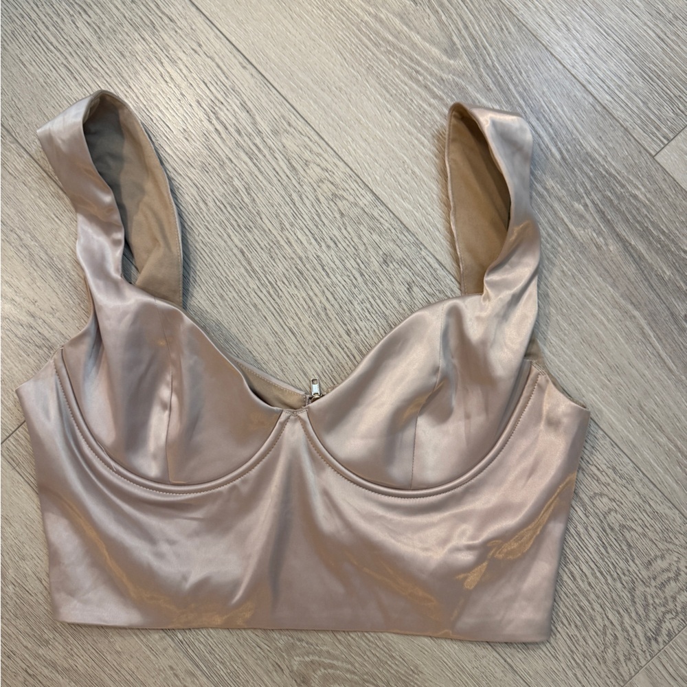 Champagne crop top